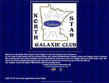 Tablet Screenshot of northstargalaxieclub.galaxieclub.com